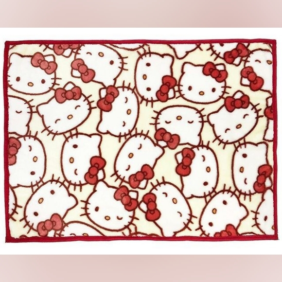 Hello kitty Sanrio small blanket - Picture 1 of 3